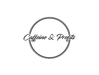 Caffeine & Profits logo design by johana