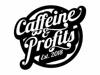 Caffeine & Profits logo design by Eko_Kurniawan
