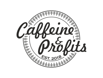 Caffeine & Profits logo design by babu