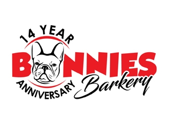 Bonnies Barkery logo design by MAXR