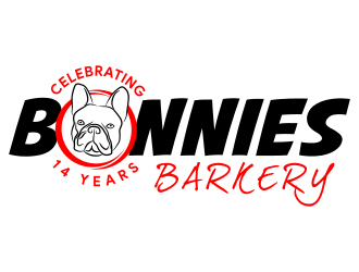 Bonnies Barkery logo design by Dakon