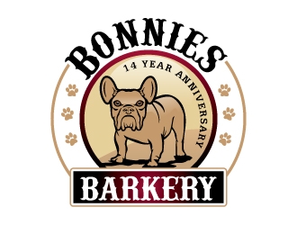 Bonnies Barkery logo design by Suvendu