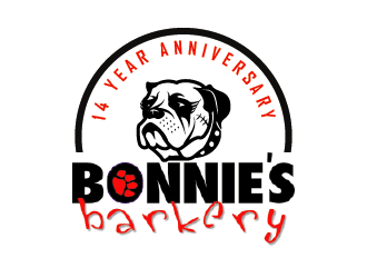 Bonnies Barkery logo design by czars