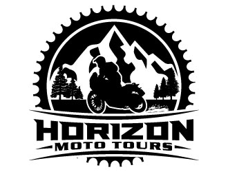 Horizon Moto Tours logo design by uttam