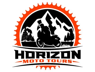 Horizon Moto Tours logo design by uttam