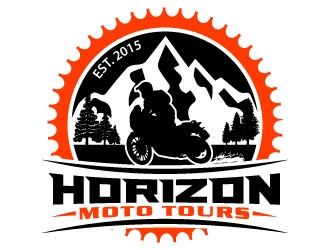 Horizon Moto Tours logo design by uttam