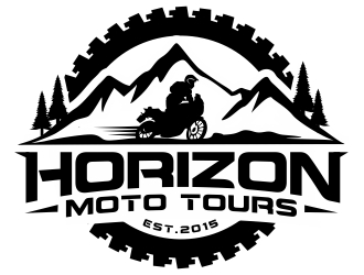Horizon Moto Tours logo design by ruki