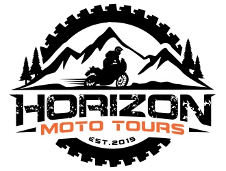 Horizon Moto Tours logo design by ruki