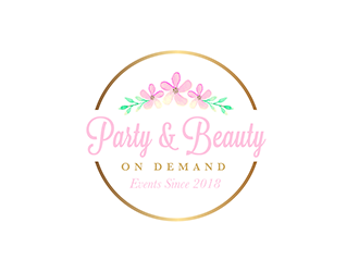 Party and Beauty On Demand logo design by wonderland