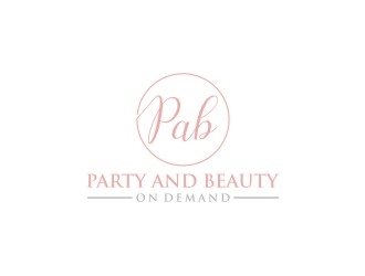 Party and Beauty On Demand logo design by bricton