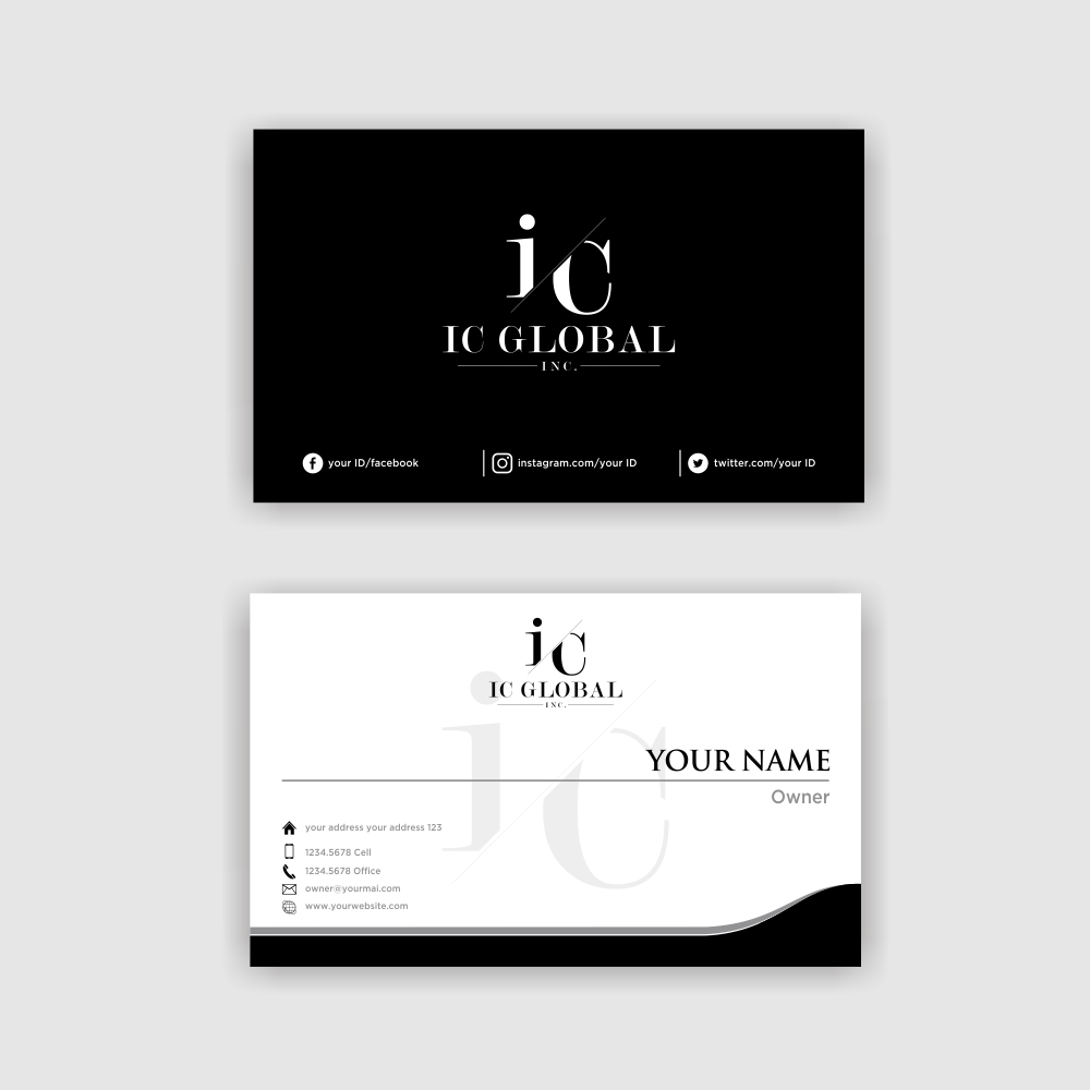 IC Global, Inc. logo design by afra_art