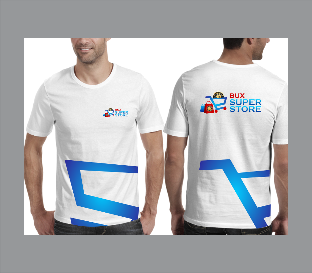 BUXSUPERSTORE logo design by mutafailan