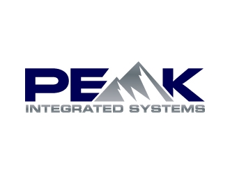 Peak Integrated Systems logo design by jaize