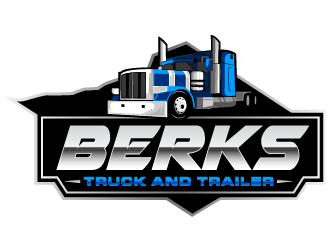Berks Truck and Trailer logo design by quanghoangvn92