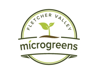 Fletcher Valley Microgreens logo design by jaize