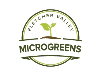 Fletcher Valley Microgreens logo design by jaize