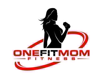 One Fit Mom Fitness logo design by daywalker