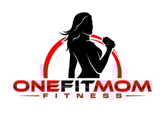 One Fit Mom Fitness logo design by daywalker