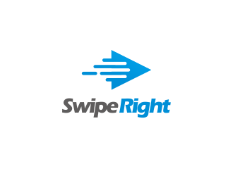 Swipe Right logo design by YONK