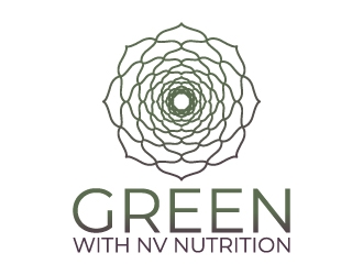 Green With NV Nutrition logo design by jaize