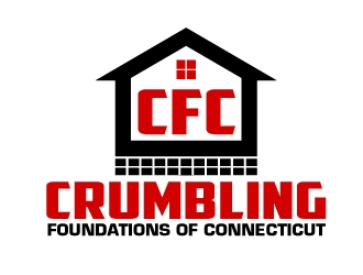 Crumbling Foundations of Connecticut logo design by 35mm