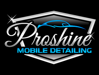 Proshine Mobile Detailing logo design by akhi