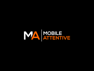 Mobile Attentive logo design by ubai popi