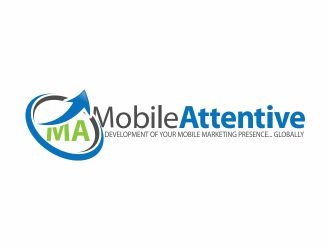 Mobile Attentive logo design by 48art