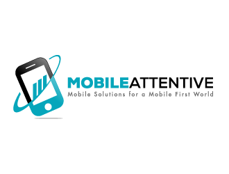 Mobile Attentive logo design by pencilhand