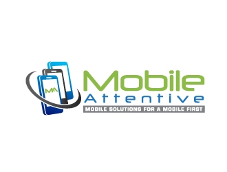 Mobile Attentive logo design by 35mm