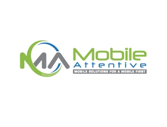 Mobile Attentive logo design by 35mm