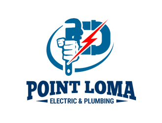 Point Loma Electric and Plumbing logo design by Coolwanz