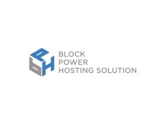 BlockPower Hosting Solution logo design by EkoBooM