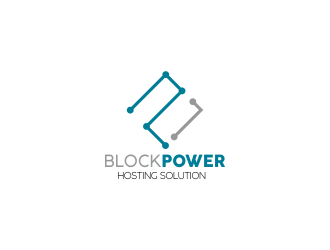 BlockPower Hosting Solution logo design by WooW