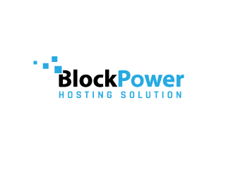 BlockPower Hosting Solution logo design by syakira