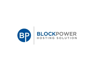 BlockPower Hosting Solution logo design by labo