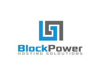 BlockPower Hosting Solution logo design by jenyl