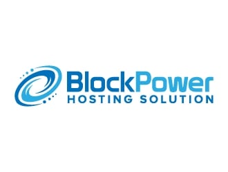 BlockPower Hosting Solution logo design by jaize