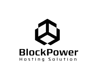 BlockPower Hosting Solution logo design by nehel