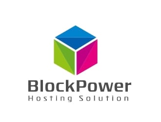 BlockPower Hosting Solution logo design by nehel