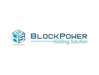BlockPower Hosting Solution logo design by MRANTASI