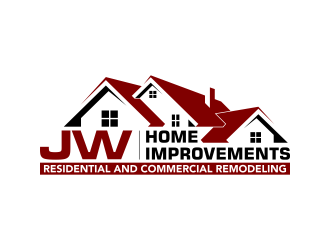 JW HOME IMPROVEMENTS   logo design by pakNton