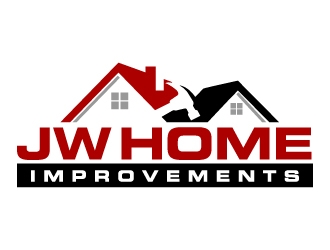 JW HOME IMPROVEMENTS   logo design by jaize
