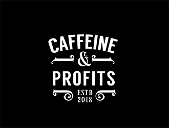 Caffeine & Profits logo design by wonderland