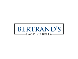 Bertrand’s Lago Su Bella logo design by mbamboex
