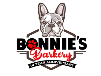 Bonnies Barkery logo design by DreamLogoDesign