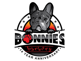 Bonnies Barkery logo design by logoguy