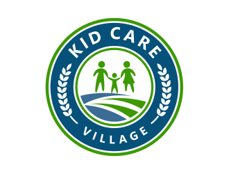 Kid Care Village logo design by Girly