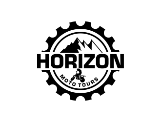 Horizon Moto Tours logo design by oke2angconcept