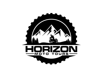 Horizon Moto Tours logo design by evdesign